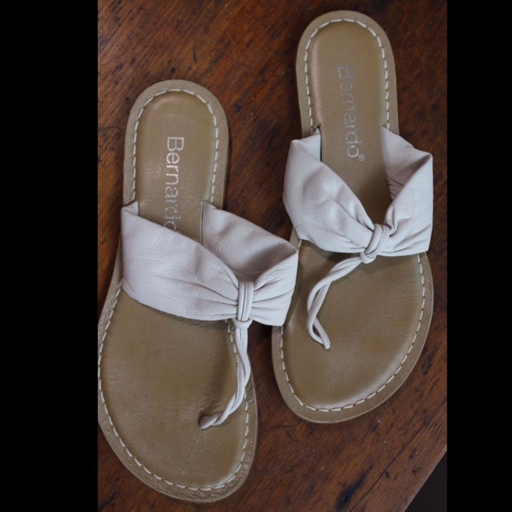 Cream Bernardo Sandals